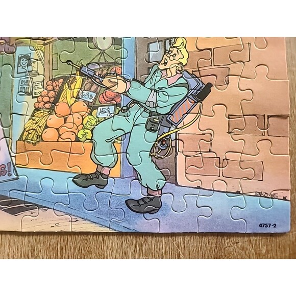 Milton Bradley The Real Ghostbusters 100 Piece Puzzle 1987 - Picture 5 of 10